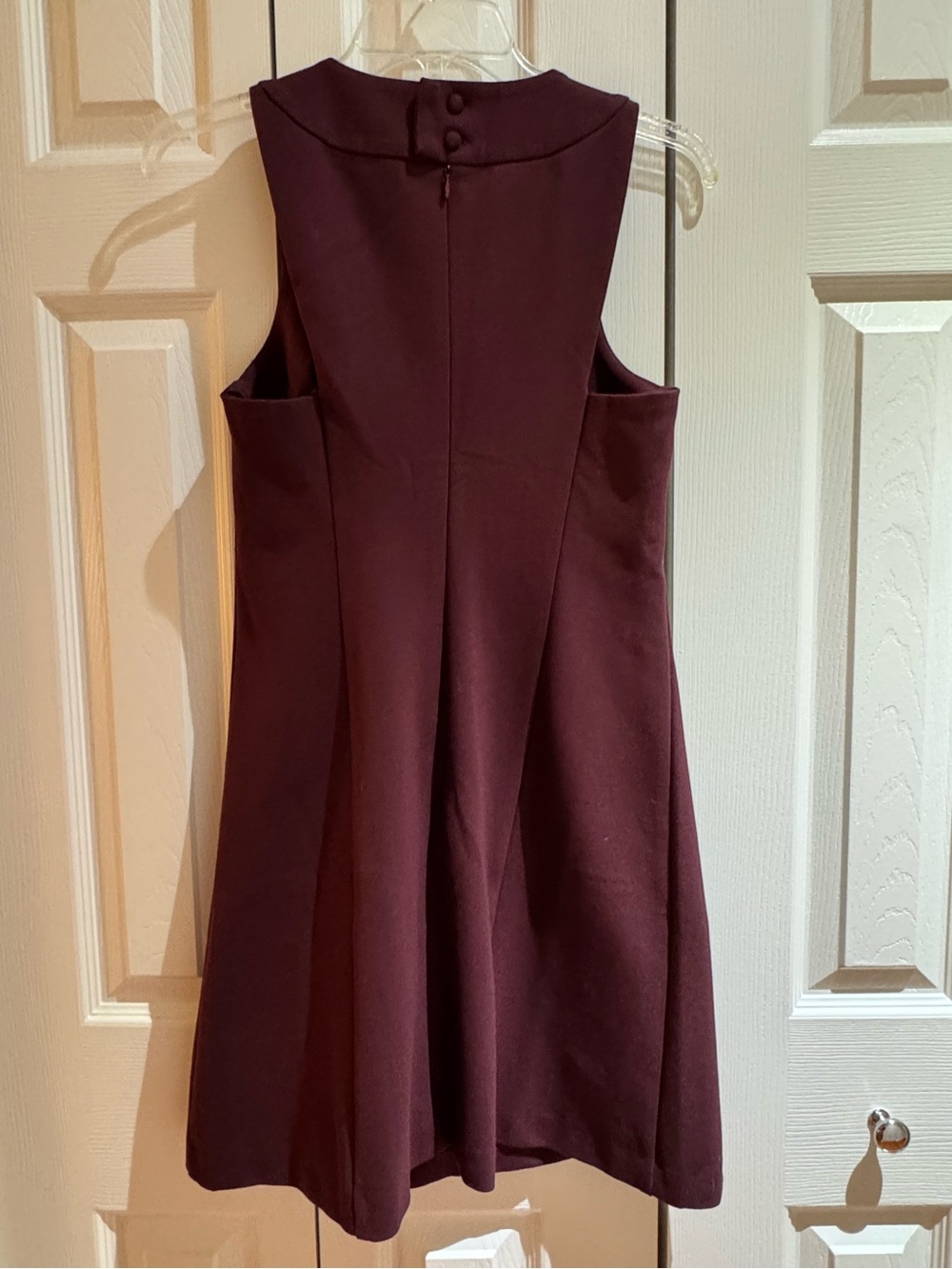 NWT Banana Republic Factory Seamed Mini Dress Size 6P in color Vino Rosso - Picture 9 of 11